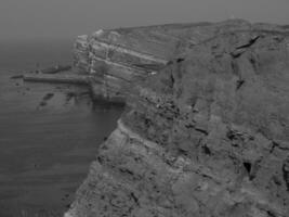 isola di Helgoland nel mare del nord foto