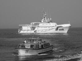 isola di helgoland in germania foto