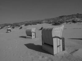 isola di langeoog nel mare del nord foto