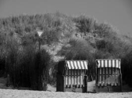 Tedesco isola nel il nord mare foto