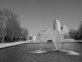 la città di madrid in spagna foto