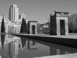 la città di madrid in spagna foto