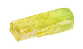 ruvido cristallo di eliodoro giallo d'oro berillo foto