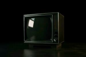 retrò tv analogico. creare ai foto