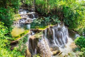 cascata panoramico naturale luce del sole foto