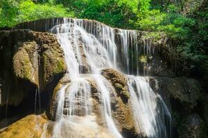 cascata morbida panoramica naturale foto