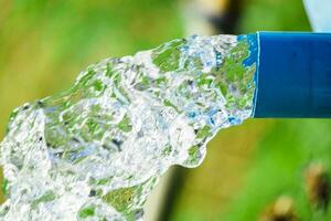 blu pompa tubo acqua flusso attrezzatura foto