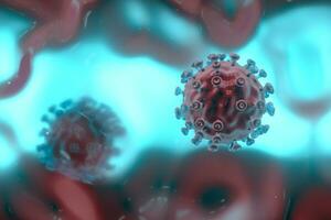 coronavirus e infezione,medico concetto, 3d resa. foto