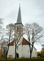 luterano Chiesa, giovi, Estonia. foto