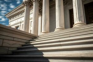 neo classico palazzo di giustizia facciata foto