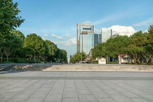 vuoto terra nel il industria parco nel Suzhou, Cina. foto