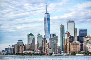 skyline di new york city manhattan - 2017 foto