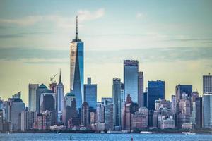 skyline di new york city manhattan - 2017 foto