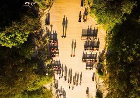 vista a volo d'uccello di palanga, lituania foto