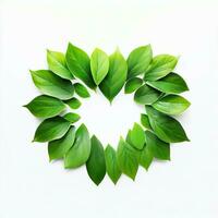verdeggiante espressione, le foglie A proposito di di amore, generativo ai foto