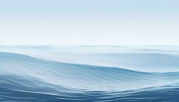 astratto sfondo. blu acqua onda mare linea modello. blu mare acqua. oceano superficie naturale sfondo. generato ai illustrazione. foto