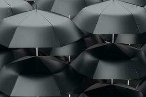 3d rendering, il ombrello con bianca sfondo foto