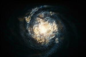 3d rendering, il magnifico spirale nebulosa. il universo sfondo. foto