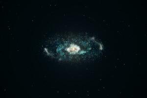 3d rendering, il magnifico spirale nebulosa. il universo sfondo. foto
