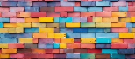 miscellaneo astratto arte sfondo per parete pubblicità con colorato textures foto