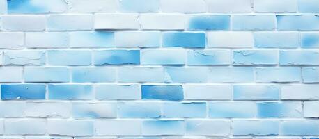 blu e bianca mattone parete struttura per pre nozze bello pavimentazione interno roccia modello pulito e elegante design foto