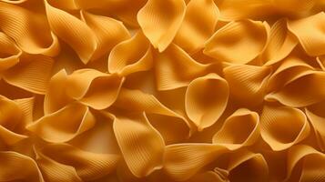 varietà di tipi e forme di italiano pasta. ai generato foto