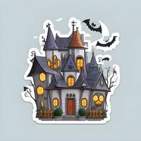 Halloween Casa etichetta ai creare foto