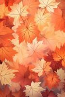 autunno caduta le foglie naturale sfondo foto