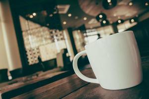 tazza di caffè bianco foto