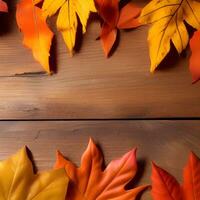 autunno arancia, le foglie autunno casuale sfondo, foglia astratto elemento all'aperto foto