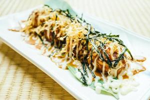 palla di calamari takoyaki foto