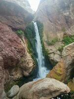 un' magico posto nel il cascata di zark tetuano Marocco foto