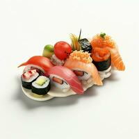 ai generativo alto qualità 3d stile design di Sushi foto