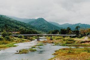 villaggio di kiriwong uno dei migliori villaggi di aria fresca in thailandia e vive nella vecchia cultura in stile thailandese situato a nakhon si thammarat thailand foto