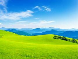 bellezza di natura pittoresco paesaggio, generativo ai foto