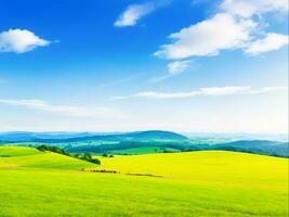 bellezza di natura pittoresco paesaggio, generativo ai foto