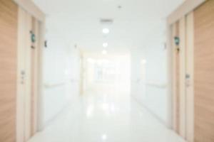 sfocatura astratta e clinica defocused e interno dell'ospedale medico foto