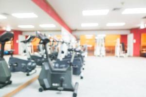 sfocatura astratta interni palestra e sala fitness foto