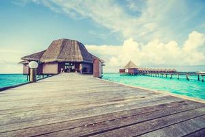 bellissima isola delle Maldive foto