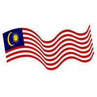 il bandiera di Malaysia. malese bandiera. bendera Malaysia. foto