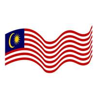 il bandiera di Malaysia. malese bandiera. bendera Malaysia. foto