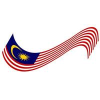 il bandiera di Malaysia. malese bandiera. bendera Malaysia. foto