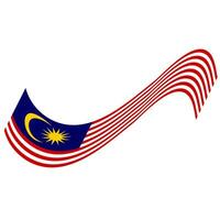 il bandiera di Malaysia. malese bandiera. bendera Malaysia. foto