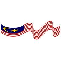 il bandiera di Malaysia. malese bandiera. bendera Malaysia. foto