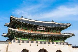 palazzo gyeongbokgung in corea del sud foto