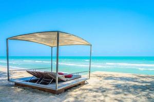 lettino da spiaggia foto