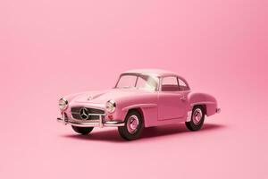 vecchio rosa giocattolo auto foto