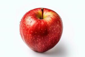 mela, fresco Mela isolato su bianca sfondo. generativo ai foto