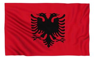bandiera dell'albania foto