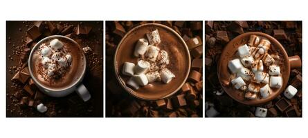 bevanda caldo cioccolato cibo struttura sfondo foto